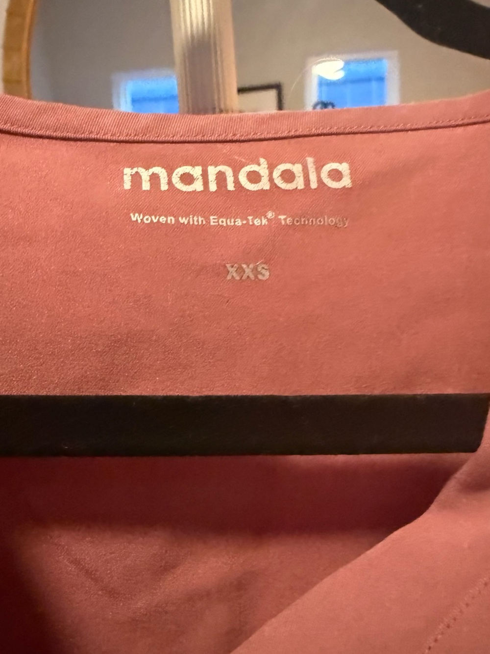 Mandala Women's Short Sleeve Tee in Mauve Pink - XXS